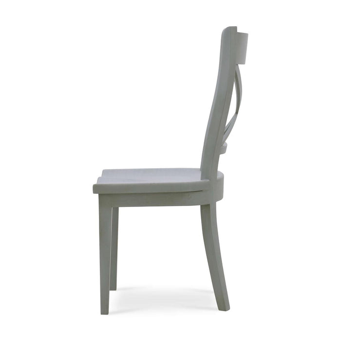 Bramble - Summerset Chair w/ Wood Seat in Grey Charleston (Set of 2) - 27206GCH-----