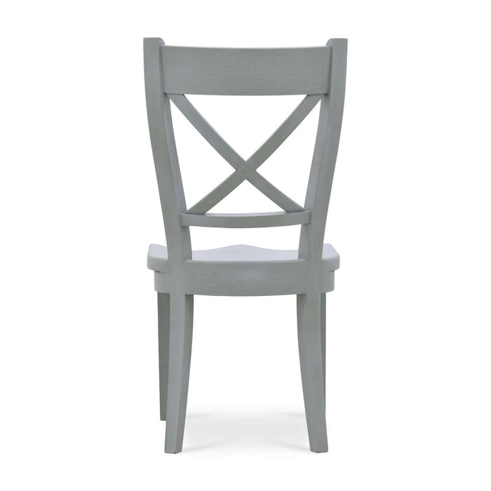 Bramble - Summerset Chair w/ Wood Seat in Grey Charleston (Set of 2) - 27206GCH-----