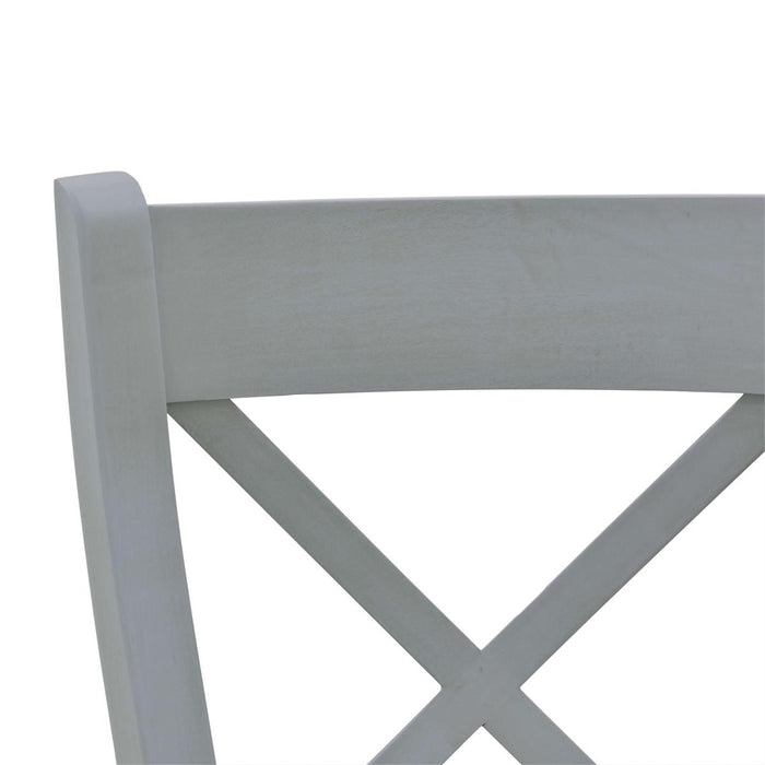 Bramble - Summerset Chair w/ Wood Seat in Grey Charleston (Set of 2) - 27206GCH-----