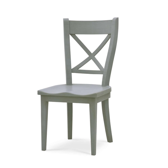 Bramble - Summerset Chair w/ Wood Seat in Grey Charleston (Set of 2) - 27206GCH-----
