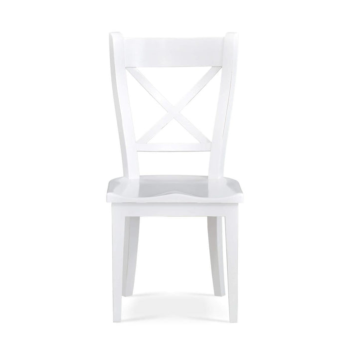 Bramble - Summerset Chair w/ Wood Seat in Architectural White (Set of 2) - 27206HRW----LDT