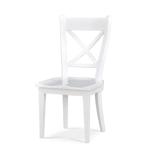 Bramble - Summerset Chair w/ Wood Seat in Architectural White (Set of 2) - 27206HRW----LDT - GreatFurnitureDeal