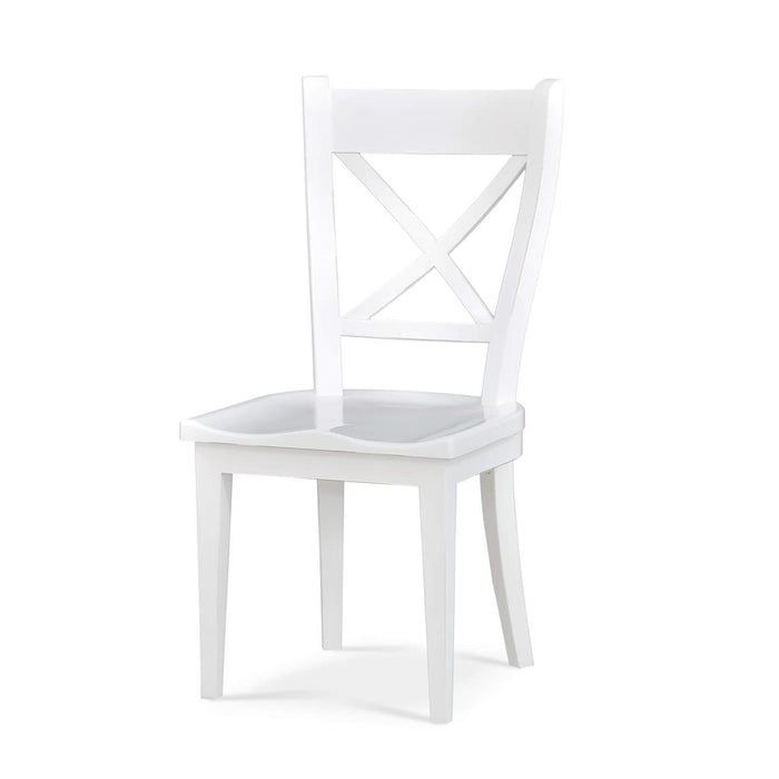 Bramble - Summerset Chair w/ Wood Seat in Architectural White (Set of 2) - 27206HRW----LDT