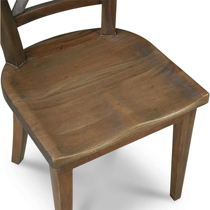 Bramble - Summerset Chair w/ Wood Seat in Straw Wash (Set of 2) - 27206STW-----