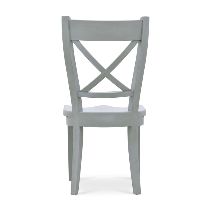 Bramble - Summerset Dining Chair Set of 2 in Weathered Ocean Blue - BR-27206WOB - GreatFurnitureDeal