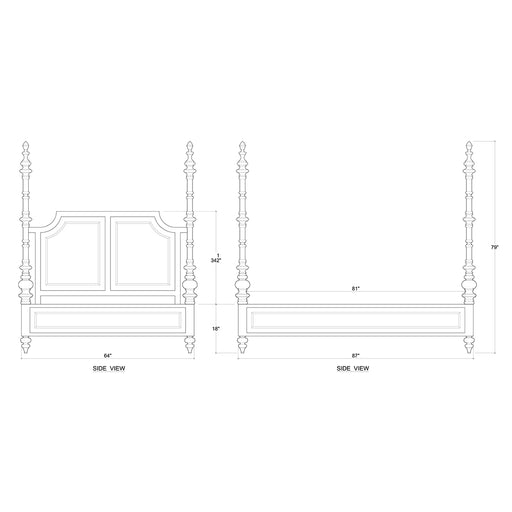 Bramble - Savannah Bed Queen - BR-27207 - GreatFurnitureDeal