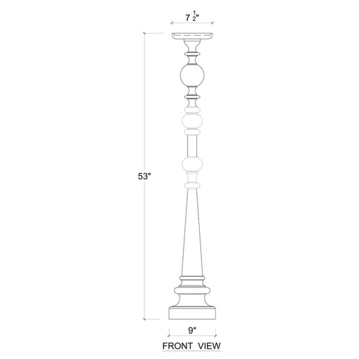 Bramble - Boriche Tall Candle Stand - BR-27218 - GreatFurnitureDeal