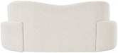 Meridian Furniture - Principessa Boucle Fabric Loveseat in Cream -108Cream-L - GreatFurnitureDeal