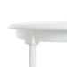 Bramble - Martinique Round Side Table in True White w/ Rattan Natural on Shelves - 27232TRW-RNAT--- - GreatFurnitureDeal