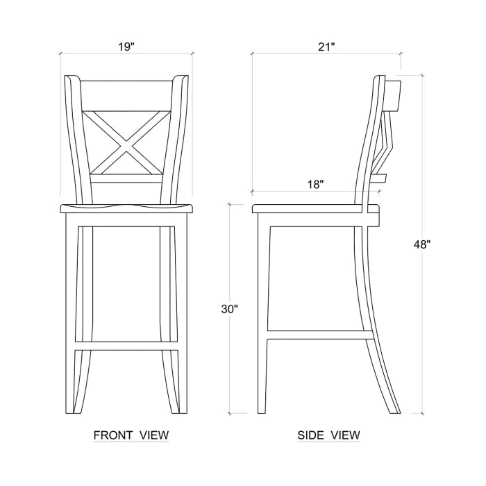 Bramble - Summerset Barstool - 27296HRW----LDT - GreatFurnitureDeal