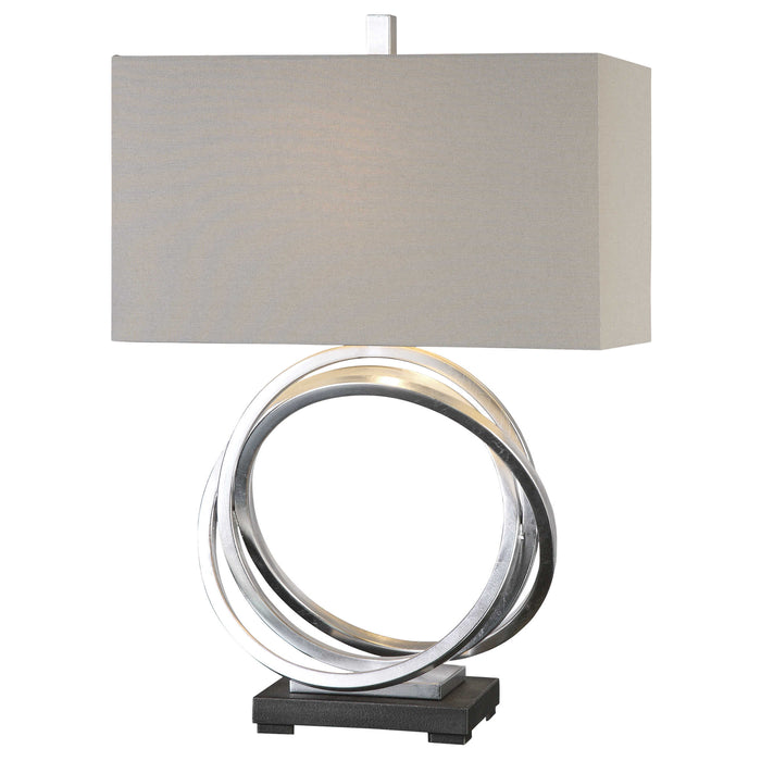Uttermost - Soroca Silver Rings Lamp - 27310-1 - GreatFurnitureDeal