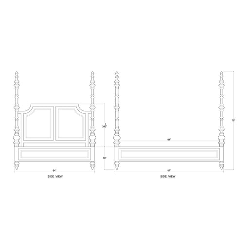 Bramble - Savannah Bed King - BR-27313 - GreatFurnitureDeal