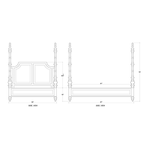 Bramble - Savanna King Bed - 27313WDW - GreatFurnitureDeal