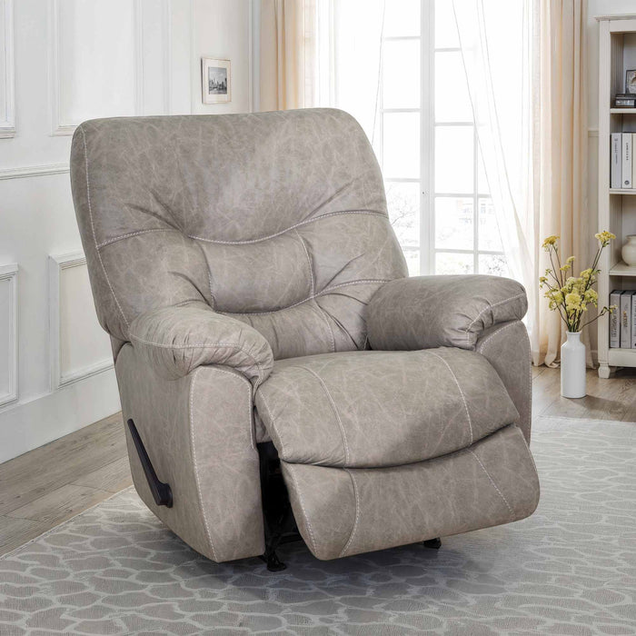 Franklin Furniture - Wessex Rocker Recliner w/ Wand Control, Massage, Heat, USB-A Charger in Cowboy Stone - 4295-33-3960-07 - GreatFurnitureDeal