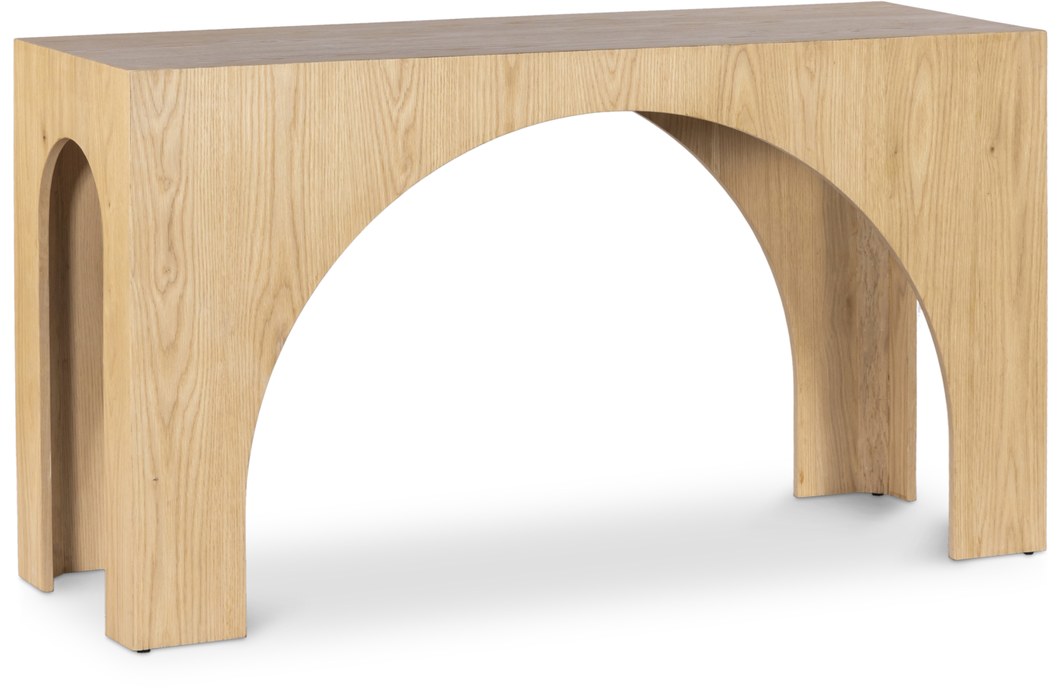 Meridian Furniture - Arch Oak Oak Wood Console Table - 273Oak-T - GreatFurnitureDeal