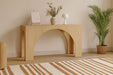 Meridian Furniture - Arch Oak Oak Wood Console Table - 273Oak-T - GreatFurnitureDeal