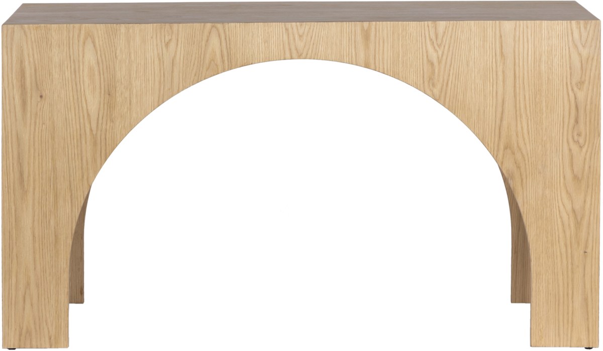 Meridian Furniture - Arch Oak Oak Wood Console Table - 273Oak-T - GreatFurnitureDeal