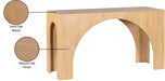 Meridian Furniture - Arch Oak Oak Wood Console Table - 273Oak-T - GreatFurnitureDeal