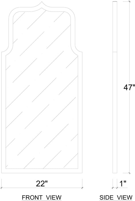 Bramble - Yasmin Mirror - BR-27415 - GreatFurnitureDeal