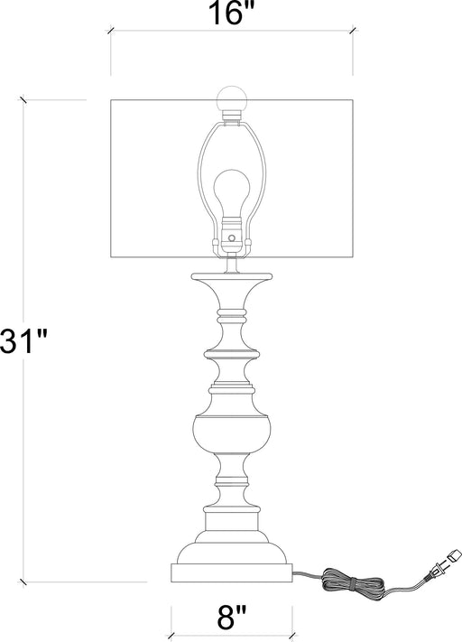 Bramble - Valencia Table Lamp - BR-27427 - GreatFurnitureDeal