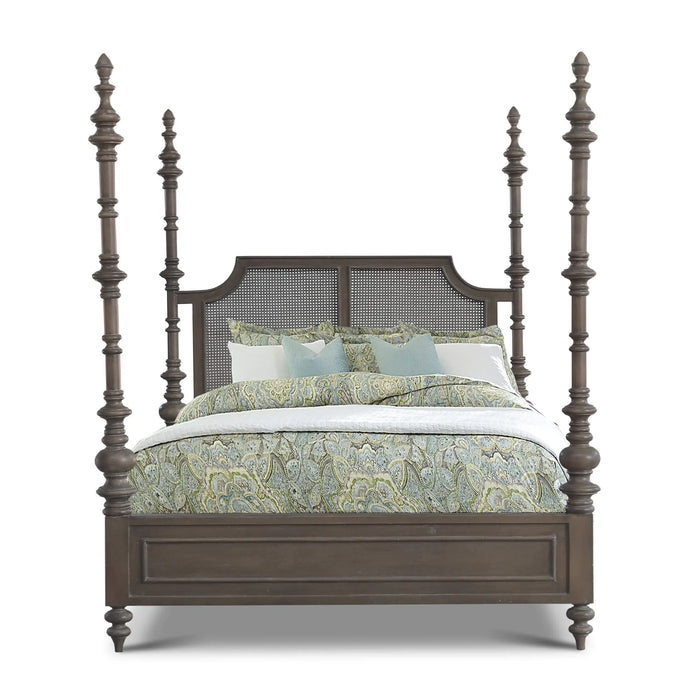 Bramble - Savanah Rattan Queen Bed - 27439WEW - GreatFurnitureDeal
