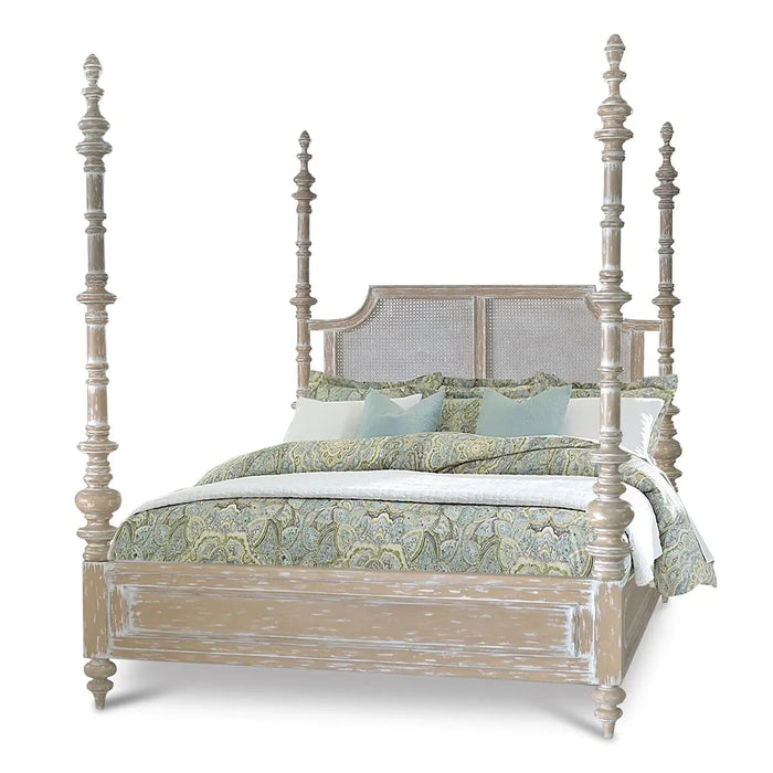 Bramble - Savanah Rattan Queen Bed - 27439WEW - GreatFurnitureDeal