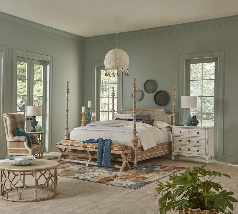 Bramble - Savanah Rattan King Bed - 27440WEW - GreatFurnitureDeal