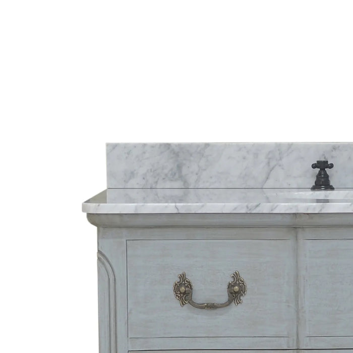 Bramble - Provence Single Vanity w- out Marble - 67449GCH - GreatFurnitureDeal