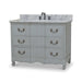 Bramble - Provence Single Vanity w- out Marble - 67449GCH - GreatFurnitureDeal