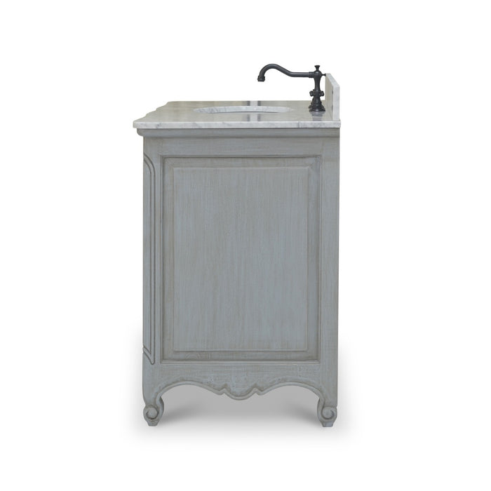 Bramble - Provence Single Vanity w/ Sink & Marble top - BR-27449 - GreatFurnitureDeal