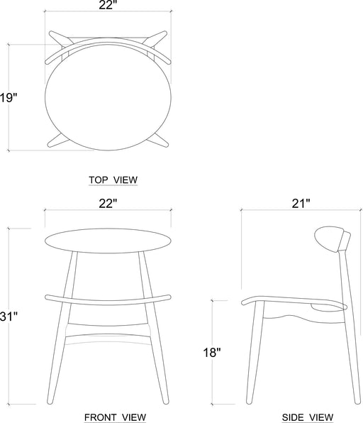 Bramble - Pierre Dining Chair - Set of 2- BR-27471 - GreatFurnitureDeal