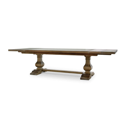 Bramble - Trestle Extension Table 96 - 120'' in Straw Wash - 27486STW----- - GreatFurnitureDeal