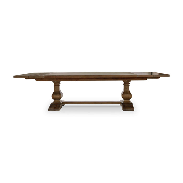 Bramble - Trestle Extension Table 96 - 120'' in Straw Wash - 27486STW----- - GreatFurnitureDeal
