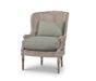 Bramble - French Wing Chair W- Rattan - 27499 - GreatFurnitureDeal