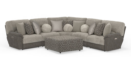 Catnapper - Rendezvous 6 Piece Power Headrest Reclining Sectional Sofa in Umber/Fawn - 62746-2744-2748-62745-62747-274-28 - GreatFurnitureDeal