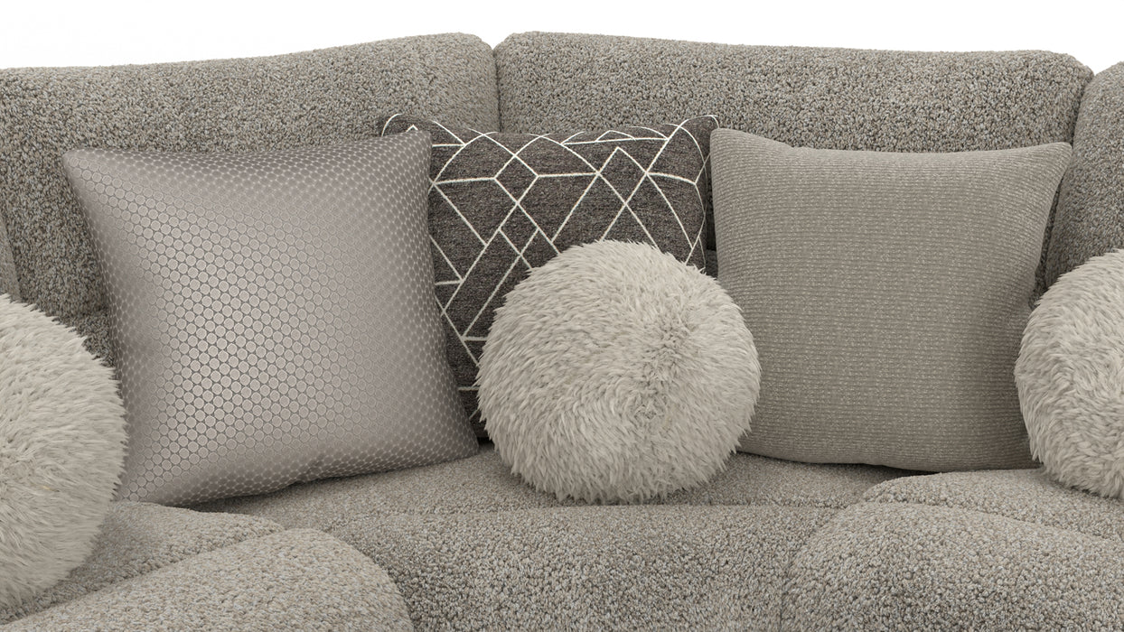 Catnapper - Rendezvous 5 Piece Power Headrest Reclining Sectional Sofa in Umber/Fawn - 62746-2744-2748-62745-62747