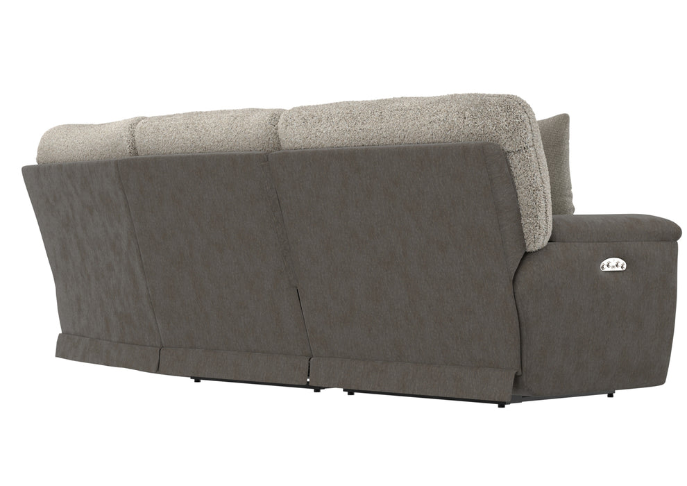 Catnapper - Rendezvous 5 Piece Power Headrest Reclining Sectional Sofa in Umber/Fawn - 62746-2744-2748-62745-62747 - GreatFurnitureDeal