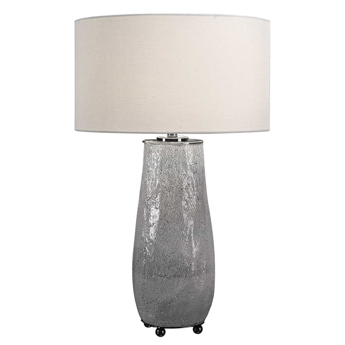 Uttermost - Balkana Aged Gray Table Lamp - 27564-1 - GreatFurnitureDeal