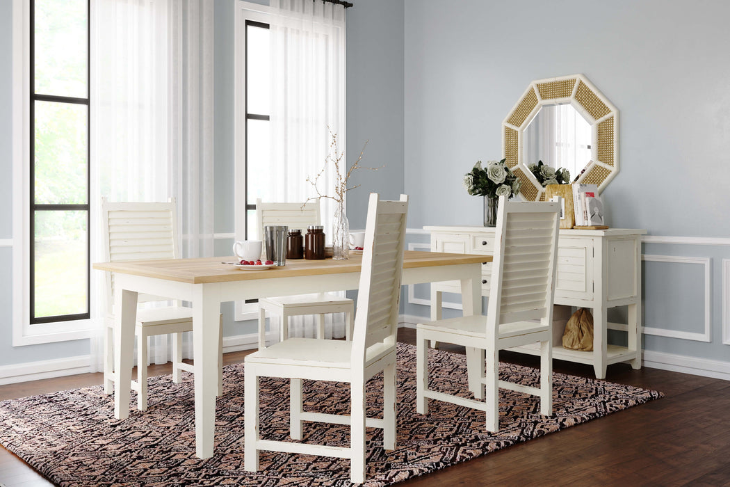 Bramble - Summerville (Eton) Dining Table in White Harvest - BR-27570WHDDRW - GreatFurnitureDeal