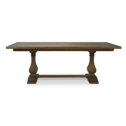 Bramble - Trestle Dining Table 84'' in Straw Wash - 27571STW----- - GreatFurnitureDeal