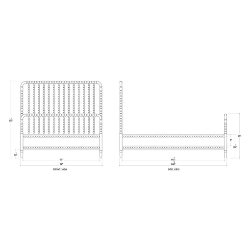 Bramble - Cholet Bed Queen - BR-27606 - GreatFurnitureDeal