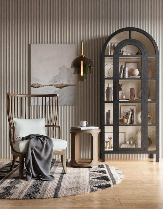 Bramble - Winston Windsor Chair in Straw Wash w/ Arctic White Performance Fabric - 27616STWSF204----