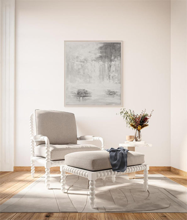 Bramble - Cholet Arm Chair in Architectural White w/ Camelot Performance Fabric - 27622HRWSF200---LDT