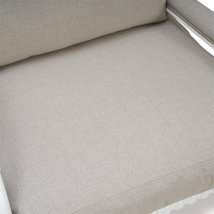 Bramble - Cholet Arm Chair in Architectural White w/ Camelot Performance Fabric - 27622HRWSF200---LDT