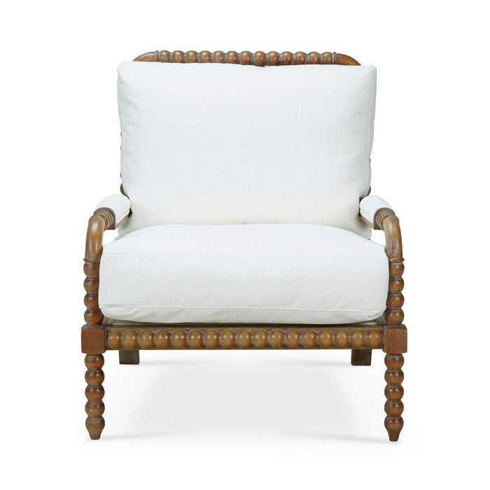 Bramble - Cholet Arm Chair in Straw Wash w/ Arctic White Performance Fabric - 27622STWSF204----