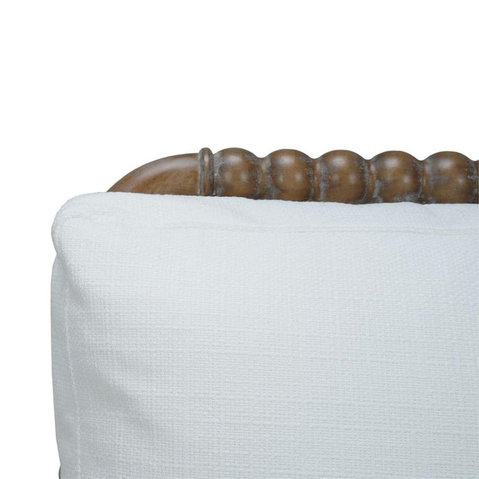 Bramble - Cholet Arm Chair in Straw Wash w/ Arctic White Performance Fabric - 27622STWSF204----