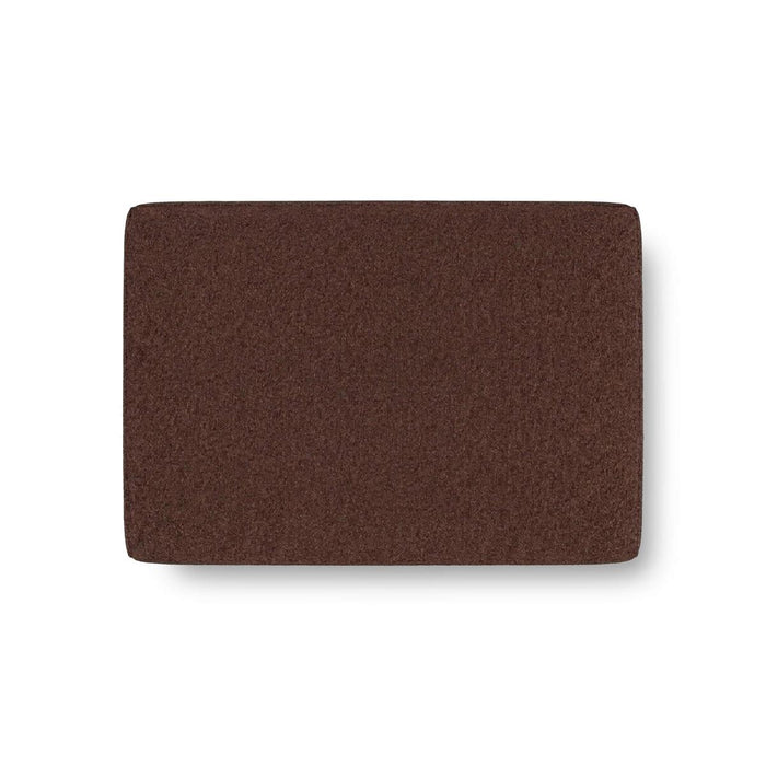 Bramble - Cholet Ottoman in Fruitwood w/ Chestnut Brown Chenille Performance Fabric - 27623FRWSF267----