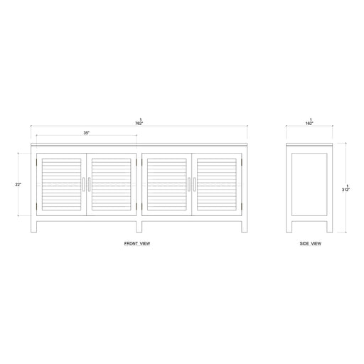 Bramble - Tioman Console - BR-27642 - GreatFurnitureDeal