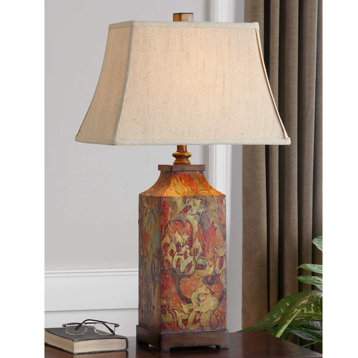 Uttermost - Colorful Flowers Table Lamp - 27678 - GreatFurnitureDeal
