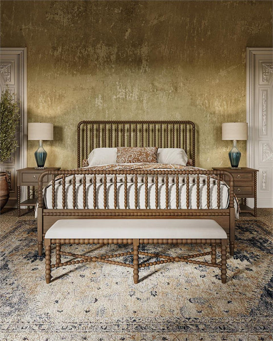 Bramble - Cholet King Bed in Straw Wash - 27680STW-----